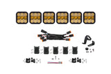 Diode Dynamics SS5 Sport Universal CrossLink 6-Pod Lightbar - Yellow Combo