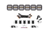 Diode Dynamics SS5 Sport Universal CrossLink 6-Pod Lightbar - White Combo