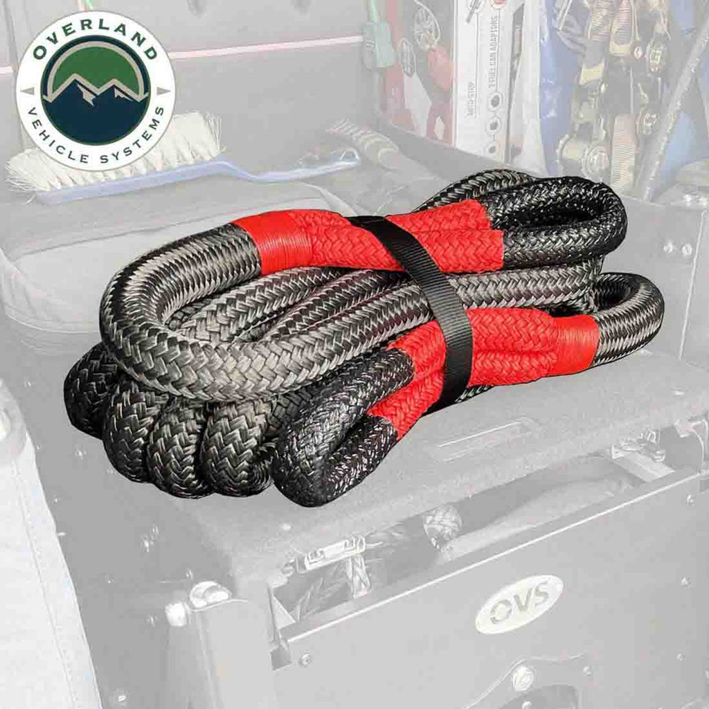 Brute Kinetic Recovery Strap 1" x 30' With Storage Bag - 30% stretch