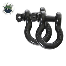 Load image into Gallery viewer, Recovery Shackle D-Rings - 3/4" 4.75 Ton - Black - Sold In Pairs