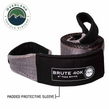 Load image into Gallery viewer, Tree Saver Tow Strap 40,000 lb. 4" x 8' Gray With Black Ends &amp; Storage Bag