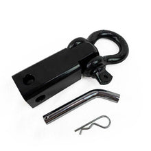 Load image into Gallery viewer, Receiver Mount Recovery Shackle 3/4" 4.75 Ton Rated Black Universal