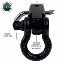 Load image into Gallery viewer, Receiver Mount Recovery Shackle 3/4" 4.75 Ton Rated Black Universal
