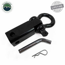 Load image into Gallery viewer, Receiver Mount Recovery Shackle 3/4" 4.75 Ton Rated Black Universal
