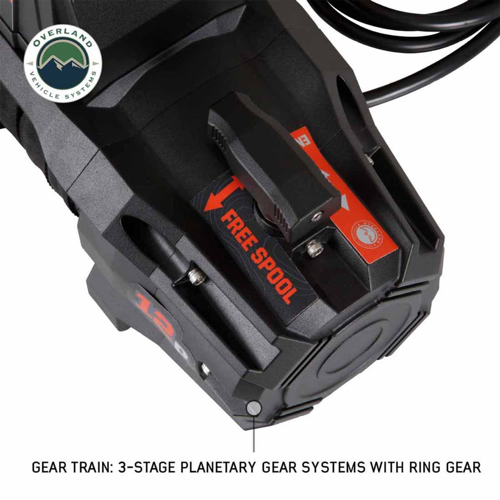 SCAR 12S - 12,000 lbs. Rated Synthetic Rope Winch