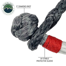 Load image into Gallery viewer, Soft Shackle 7/16" x 23" 41,000 LB. with Loop &amp; Abrasive Sleeve &amp; Storage Bag
