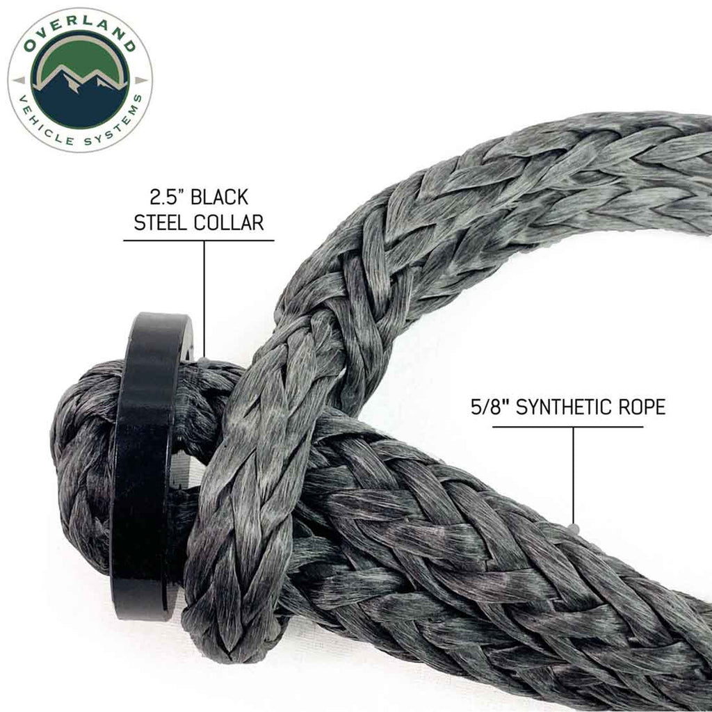 Soft Shackle 5/8" x 22" 44,500 lb. with Collar with Storage Bag