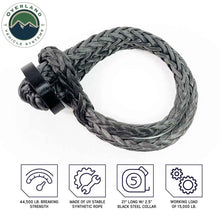 Load image into Gallery viewer, Soft Shackle 5/8" x 22" 44,500 lb. with Collar with Storage Bag