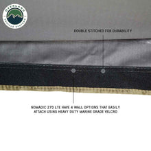 Load image into Gallery viewer, HD Nomadic 270 LTE Awning - Driver Side - Dark Gray with Black Travel Cover Universal