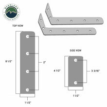 Load image into Gallery viewer, HD Nomadic 270 LTE Awning - Passenger Side - Dark Gray with Black Travel Cover Universal