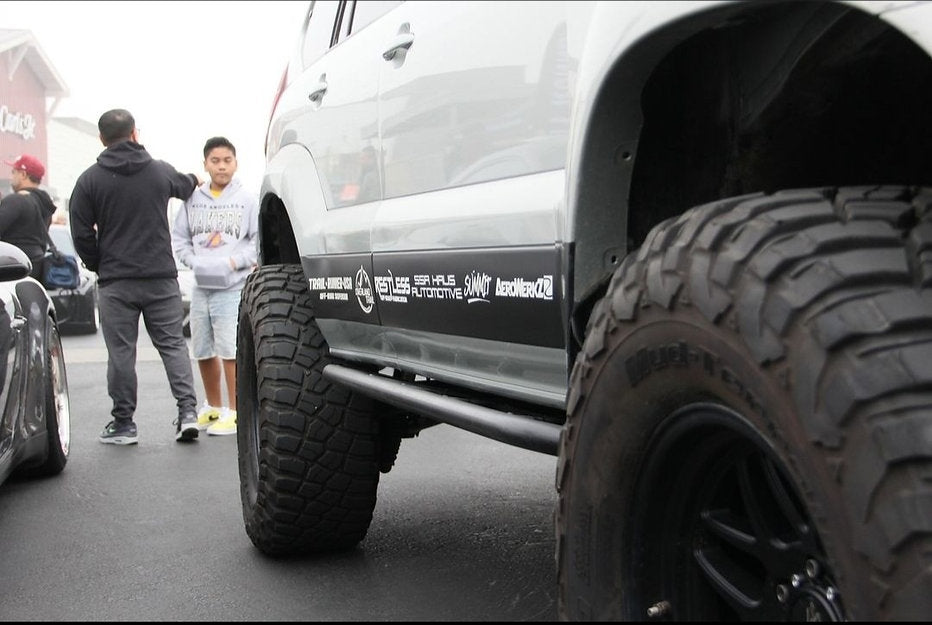 03-09 4Runner Flying V rock sliders (Bolt On) Non-KDSS/Xreas