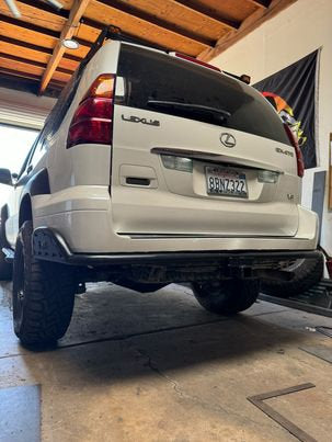 03-09 Lexus GX470 rear tube bumper w/ kick outs (Bolt on)