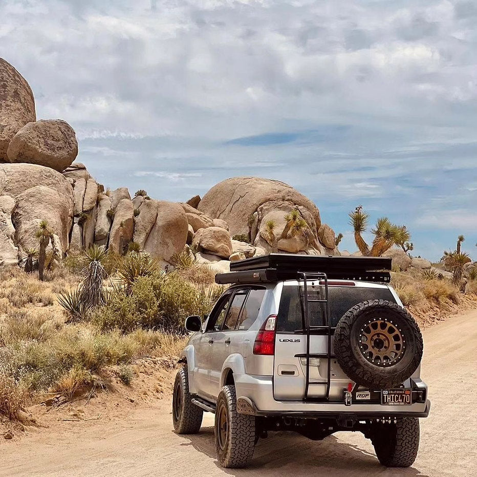 03-09 Lexus GX470 Spare Tire Carrier Bolt On Swing Out