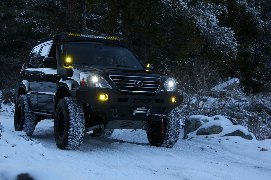 02-09 Lexus GX470 rock sliders (Bolt On) Non-KDSS