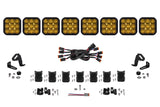 Diode Dynamics SS5 Pro Universal CrossLink 8-Pod Lightbar - Yellow Driving