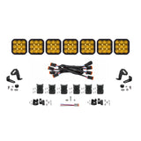 Diode Dynamics SS5 Sport Universal CrossLink 7-Pod Lightbar - Yellow Driving