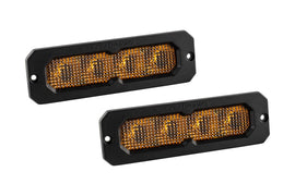Diode Dynamics SS6 Sport Yellow Flood Flush ABL (pair) 3000K