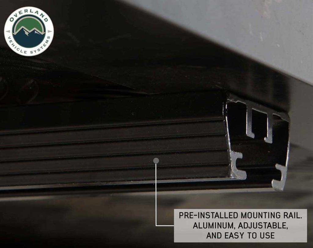 HD Bushveld II Cantilever Hard Shell Roof Top Tent Grey Body & Tan Rainfly