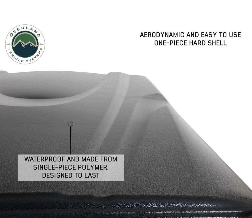 HD Bushveld II Cantilever Hard Shell Roof Top Tent Grey Body & Tan Rainfly