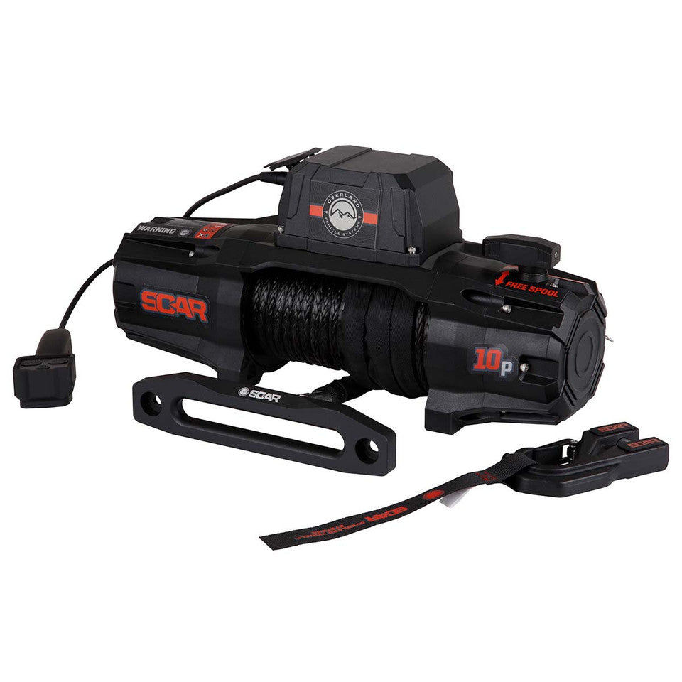 SCAR 10 - 10,000 lbs. Rated Steel Cable Winch