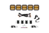 Diode Dynamics SS5 Sport Universal CrossLink 5-Pod Lightbar - Yellow Combo
