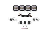 Diode Dynamics SS5 Sport Universal CrossLink 4-Pod Lightbar - White Combo