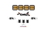 Diode Dynamics SS5 Sport Universal CrossLink 4-Pod Lightbar - Yellow Combo