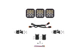 Diode Dynamics SS5 Sport Universal CrossLink 3-Pod Lightbar - White Driving
